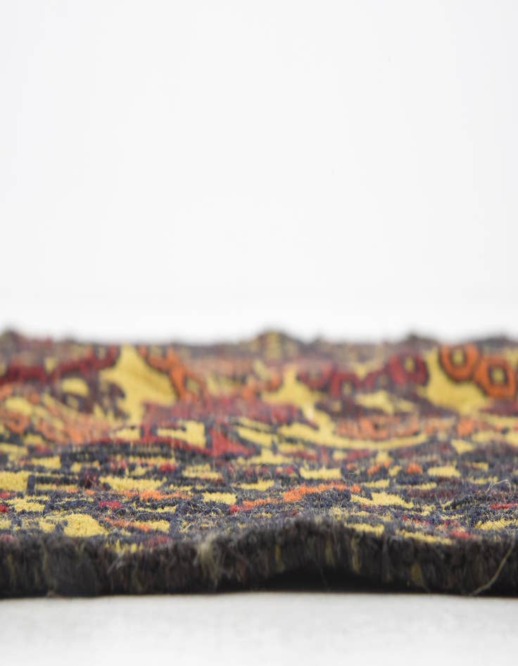 Detail image of  3' 10 x 6' 3  Hand Woven Kilim Afghan Wool Rug