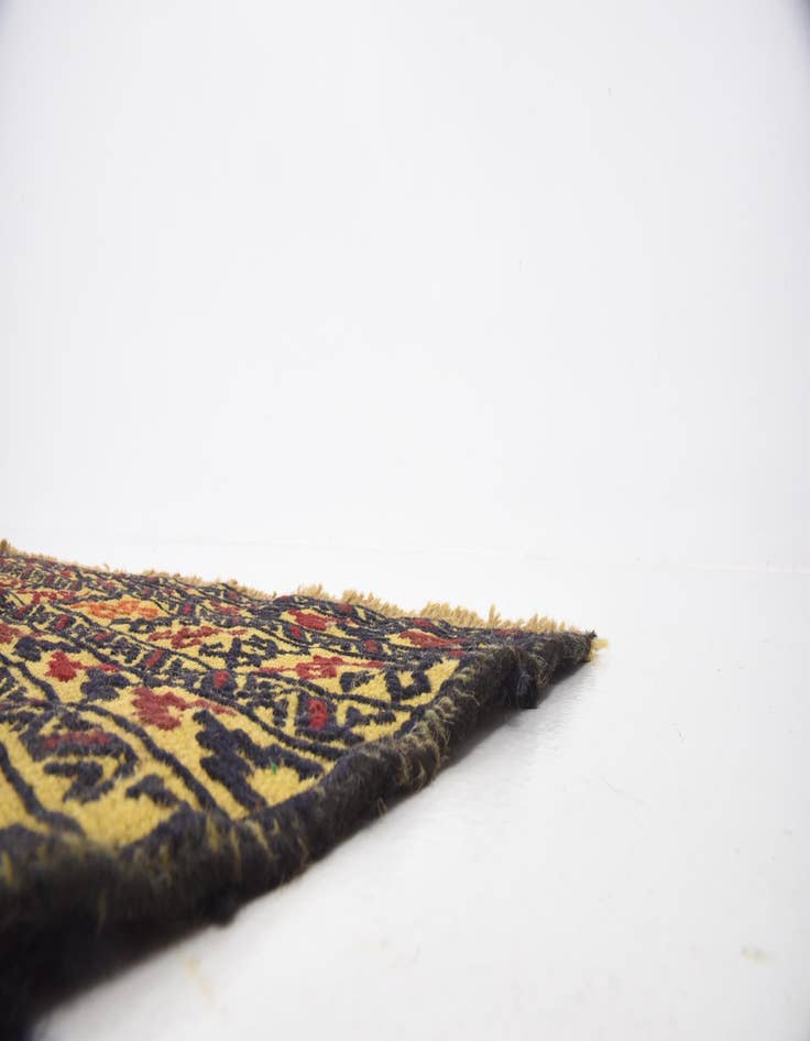 Detail image of  4' 2 x 5' 10  Hand Woven Kilim Afghan Wool Rug