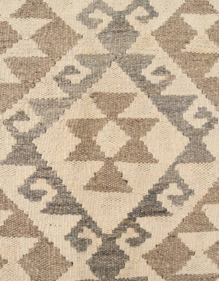 Detail image of  5' 2 x 6' 8  Hand Woven Kilim Maymana Wool Rug
