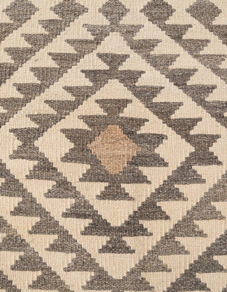 Detail image of  5' 3 x 6' 8  Hand Woven Kilim Maymana Wool Rug