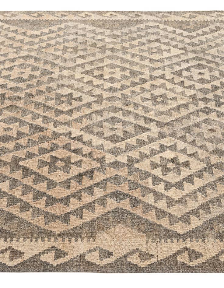 Detail image of  5' 3 x 6' 7  Hand Woven Kilim Maymana Wool Rug