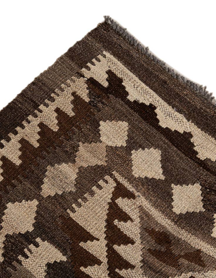 Detail image of  6' 7 x 8' 11  Hand Woven Kilim Maymana Wool Rug