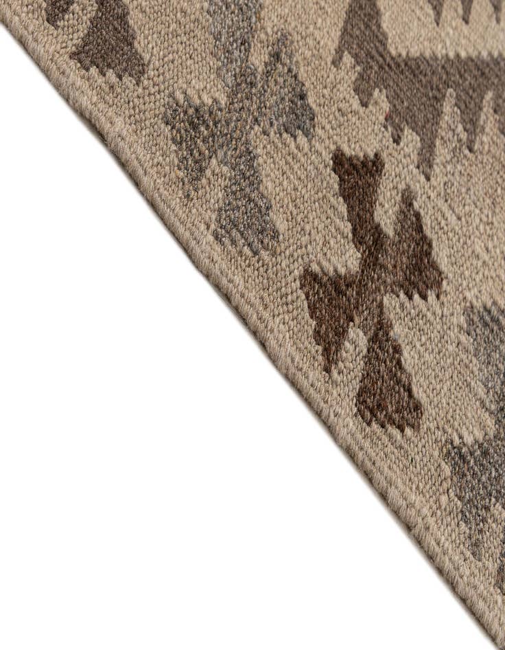 Detail image of  6' 8 x 9' 10  Hand Knotted Kilim Maymana Wool Rug