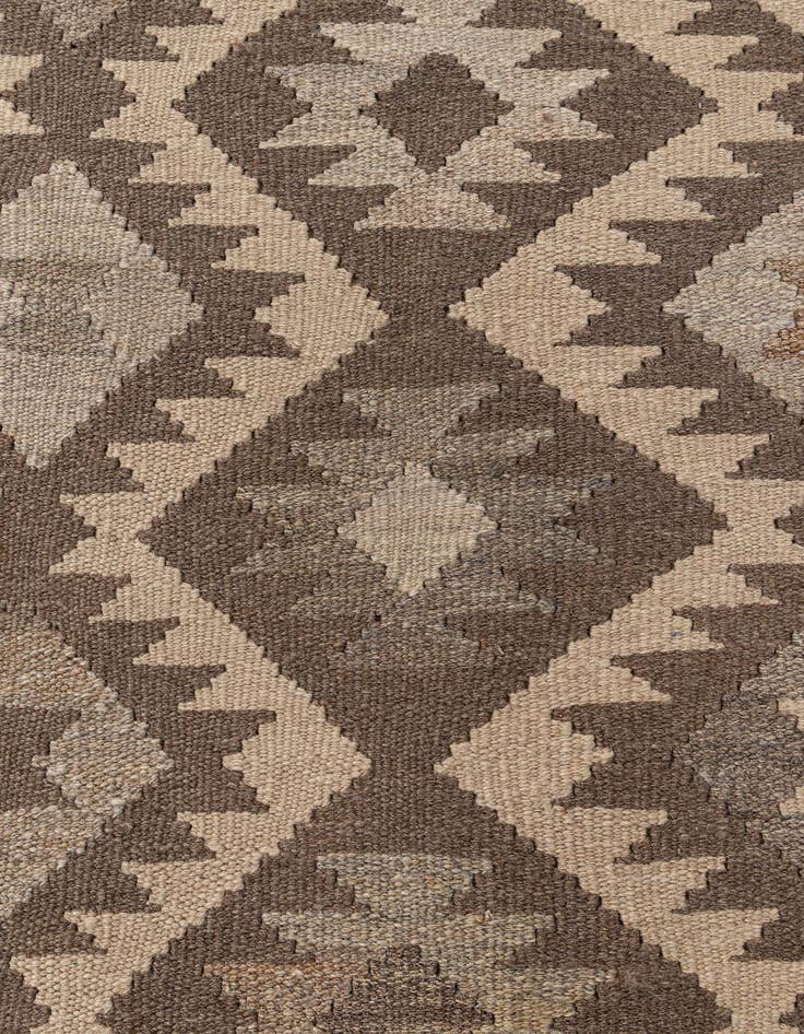 Detail image of  6' 8 x 9' 10  Hand Knotted Kilim Maymana Wool Rug