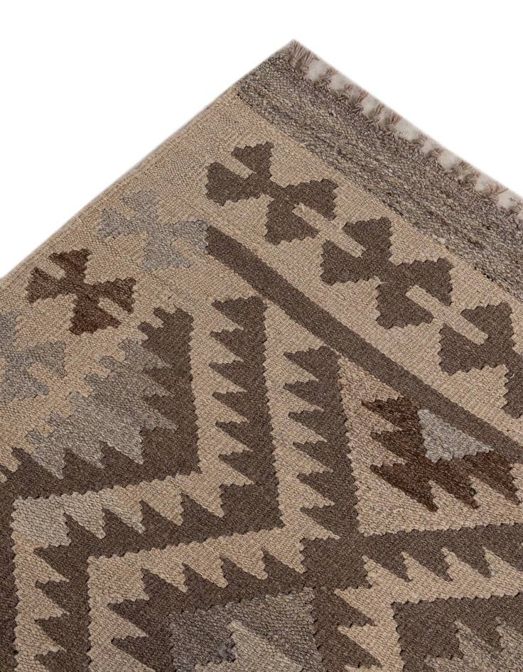 Detail image of  6' 8 x 9' 10  Hand Knotted Kilim Maymana Wool Rug