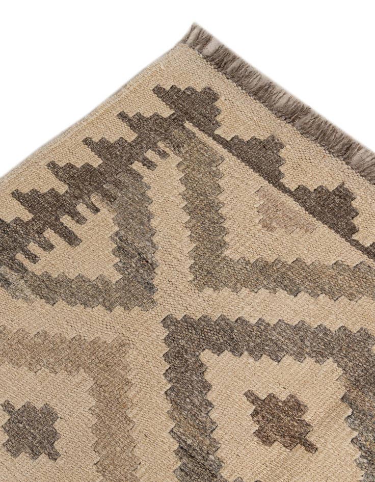 Detail image of  6' 7 x 10' 1  Hand Woven Kilim Maymana Wool Rug