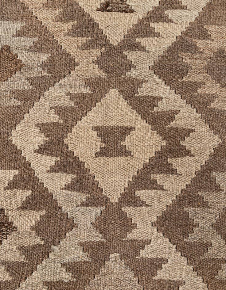 Detail image of  6' 10 x 10' 1  Hand Woven Kilim Maymana Wool Rug