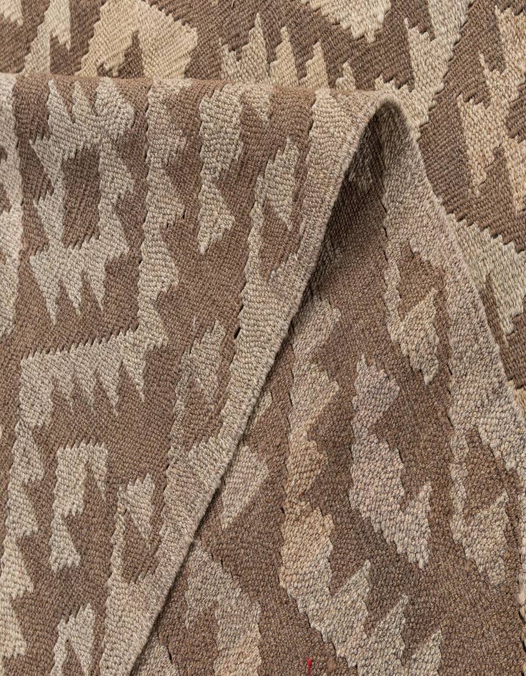 Detail image of  6' 10 x 10' 1  Hand Woven Kilim Maymana Wool Rug