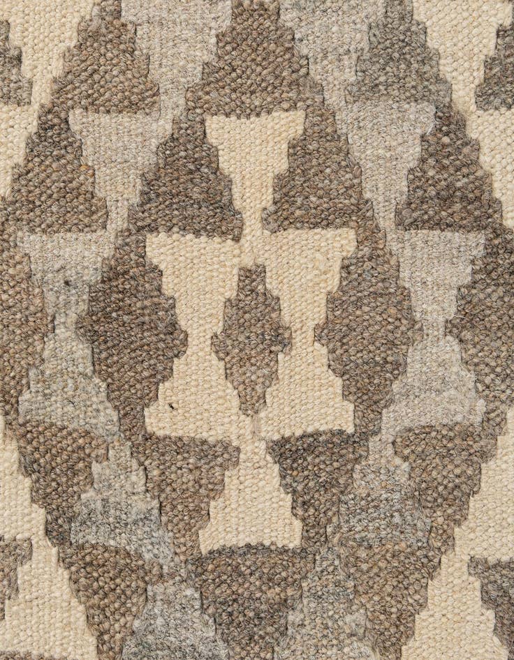 Detail image of  3' 4 x 5' 1  Hand Woven Kilim Maymana Wool Rug