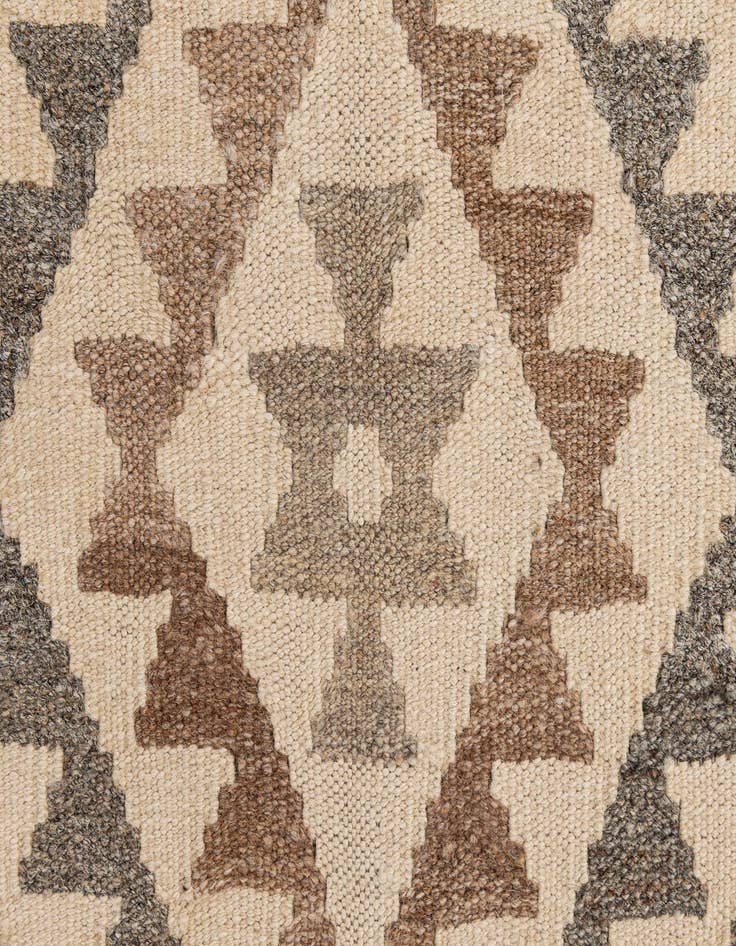 Detail image of  3' 5 x 5' 1  Hand Woven Kilim Maymana Wool Rug