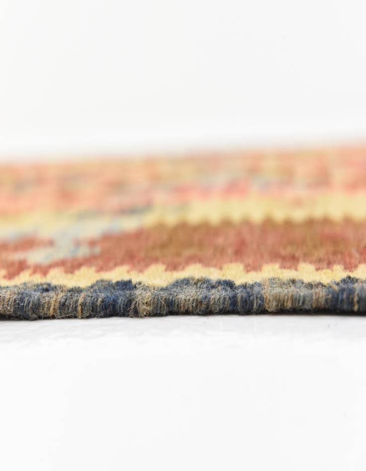 Detail image of  3' 2 x 6' 6  Hand Woven Kilim Maymana Wool Rug