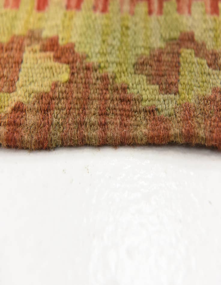 Detail image of  3' 3 x 6' 1  Hand Woven Kilim Maymana Wool Rug