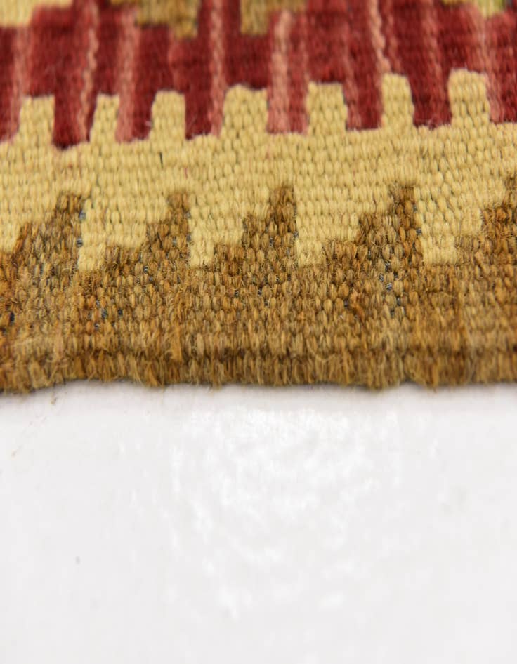 Detail image of  3' 3 x 5' 2  Hand Woven Kilim Maymana Wool Rug