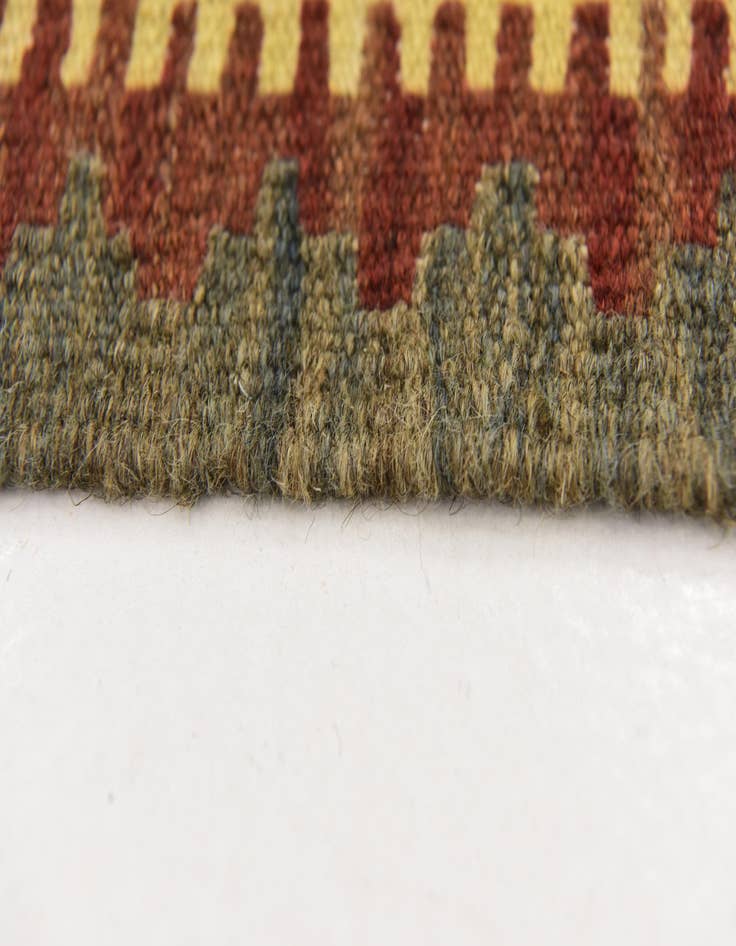 Detail image of  3' 4 x 6' 5  Hand Woven Kilim Maymana Wool Rug