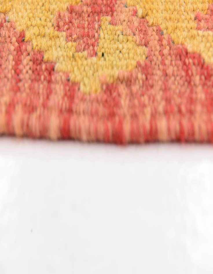 Detail image of  3' 6 x 5'  Hand Woven Kilim Maymana Wool Rug