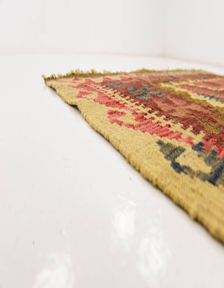 Detail image of  3' 5 x 6' 4  Hand Woven Kilim Maymana Wool Rug