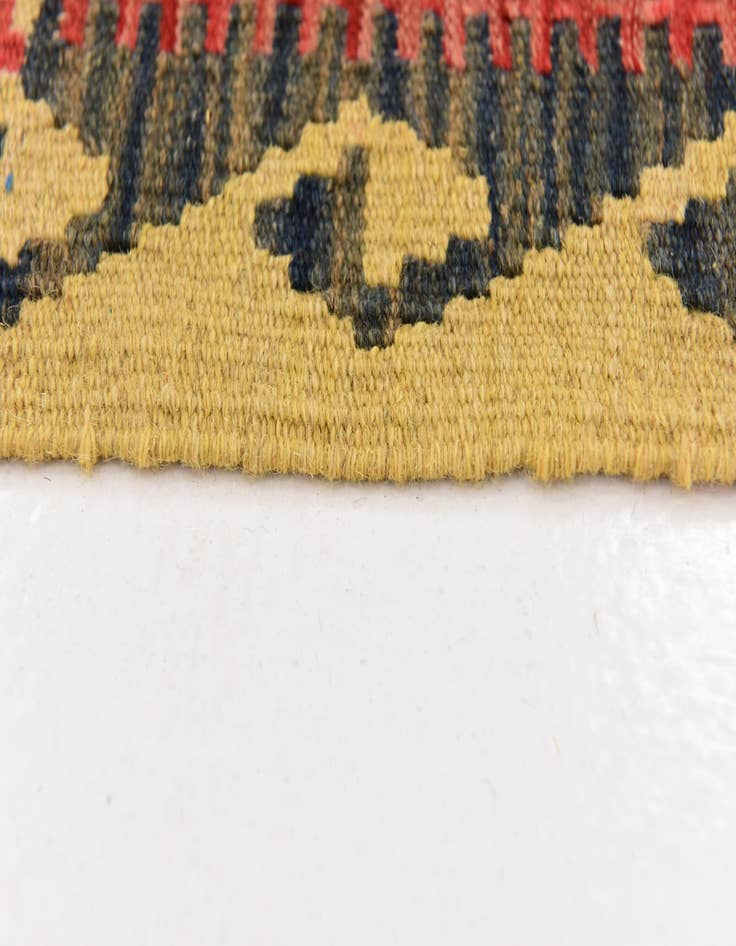 Detail image of  3' 5 x 6' 4  Hand Woven Kilim Maymana Wool Rug