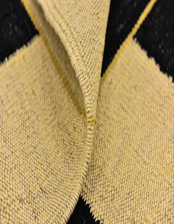 Detail image of  6' 3 x 7' 8  Hand Woven Kilim Modern Wool Rug