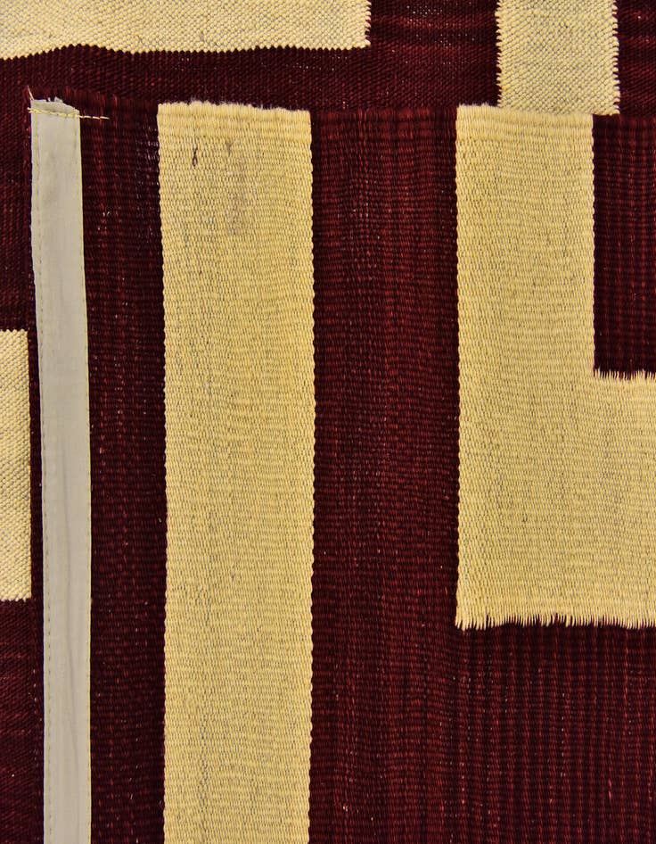 Detail image of  6' x 7' 10  Hand Woven Kilim Modern Wool Rug