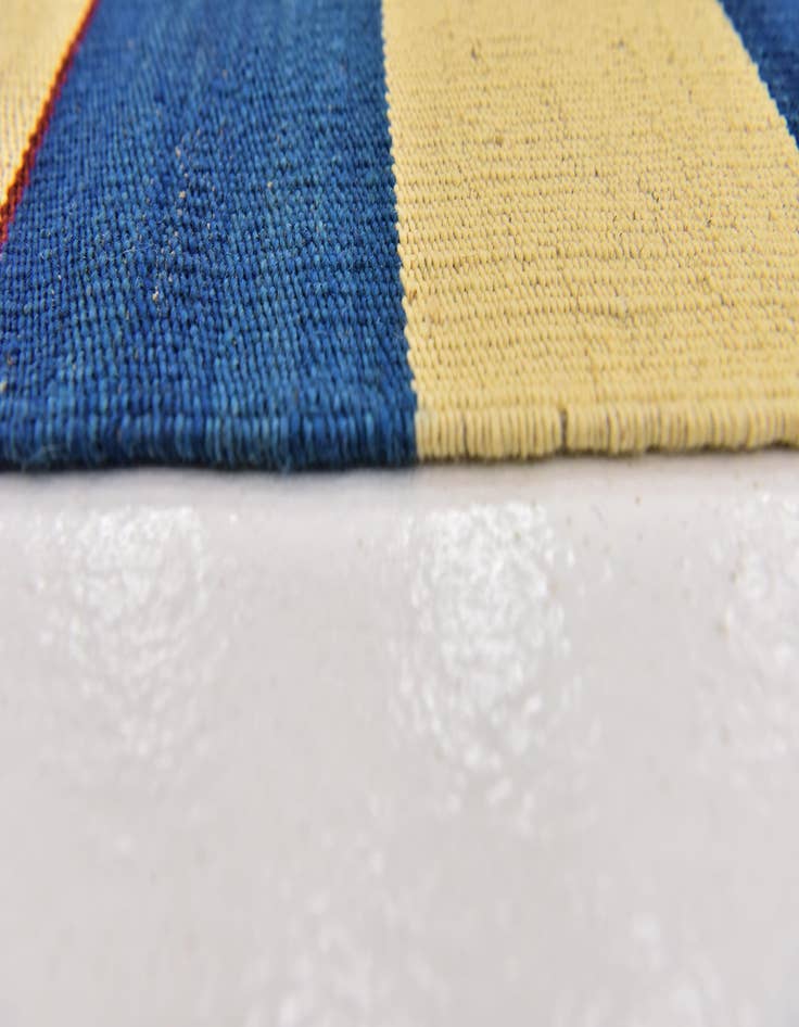 Detail image of  5' x 6' 4  Hand Woven Kilim Modern Wool Rug