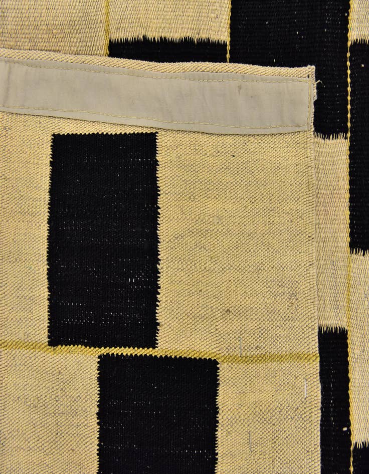 Detail image of  6' 2 x 7' 8  Hand Woven Kilim Modern Wool Rug