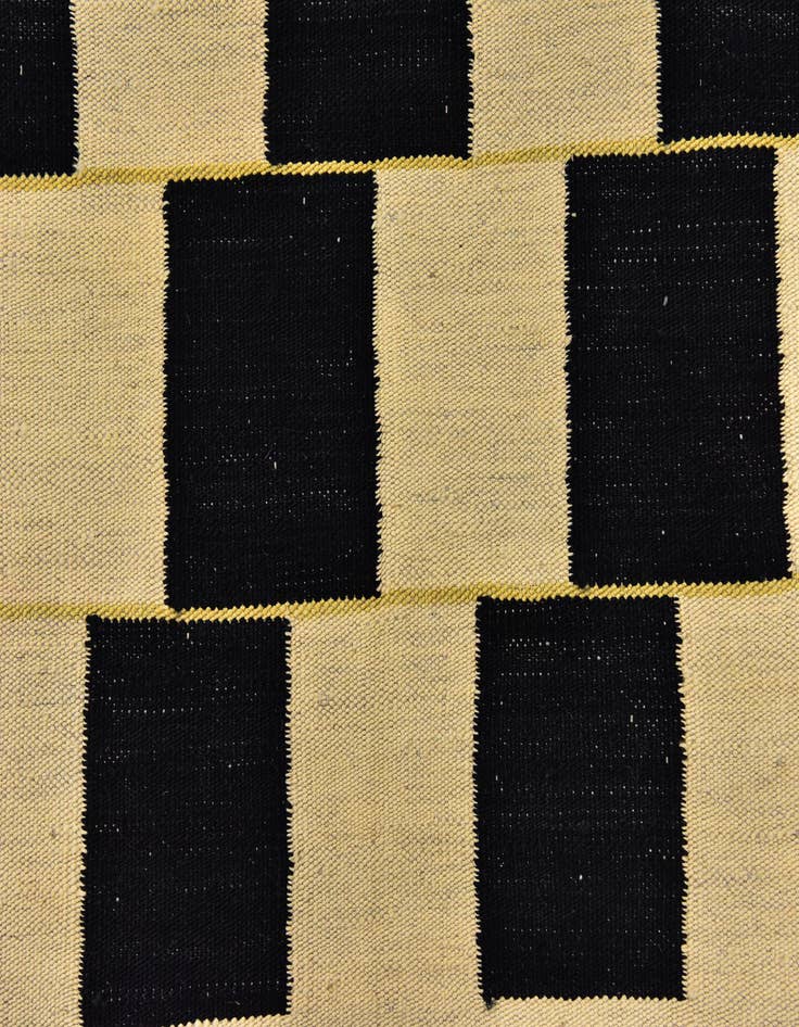 Detail image of  6' 2 x 7' 8  Hand Woven Kilim Modern Wool Rug