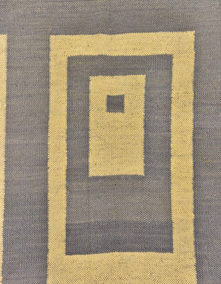 Detail image of  5' x 6' 6  Hand Woven Kilim Modern Wool Rug