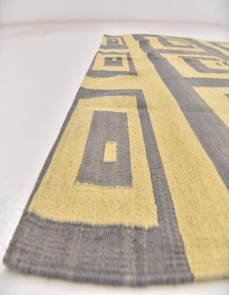 Detail image of  5' x 6' 6  Hand Woven Kilim Modern Wool Rug