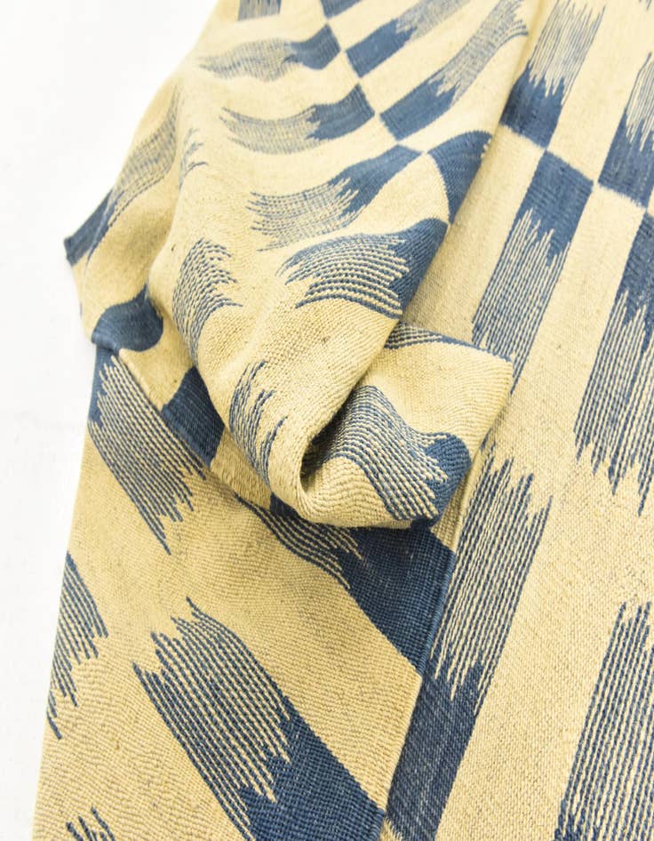 Detail image of  6' x 7' 9  Hand Woven Kilim Modern Wool Rug