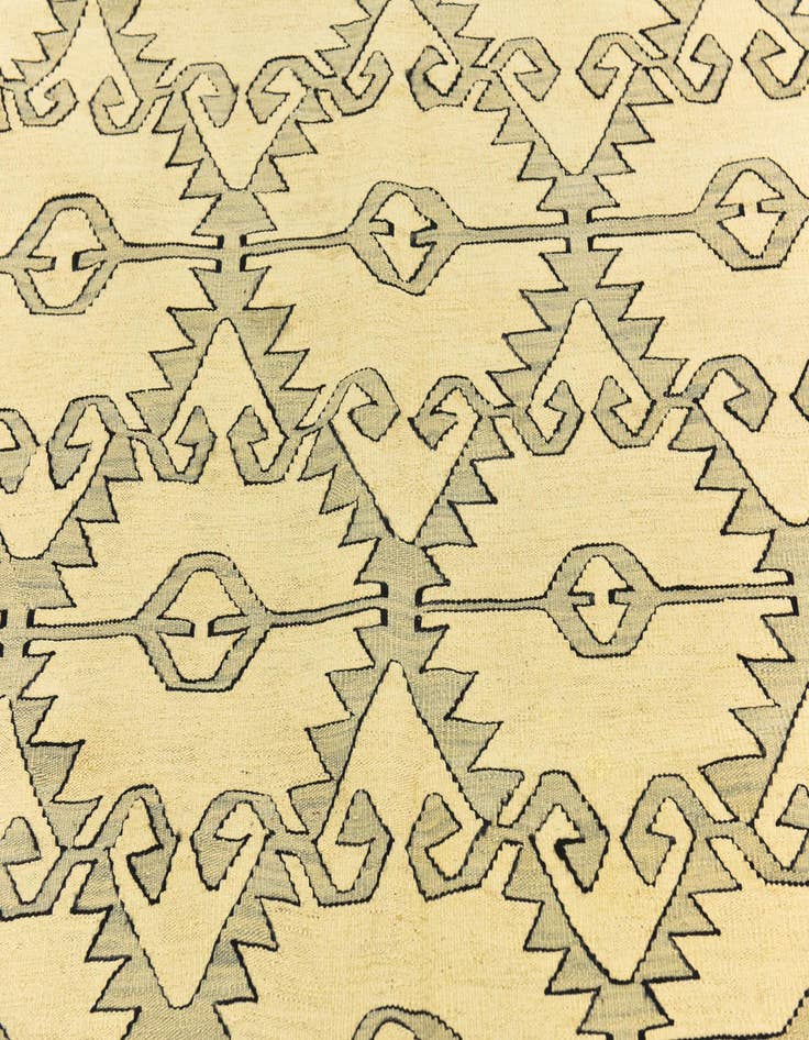 Detail image of  6' x 7' 9  Hand Woven Kilim Modern Wool Rug