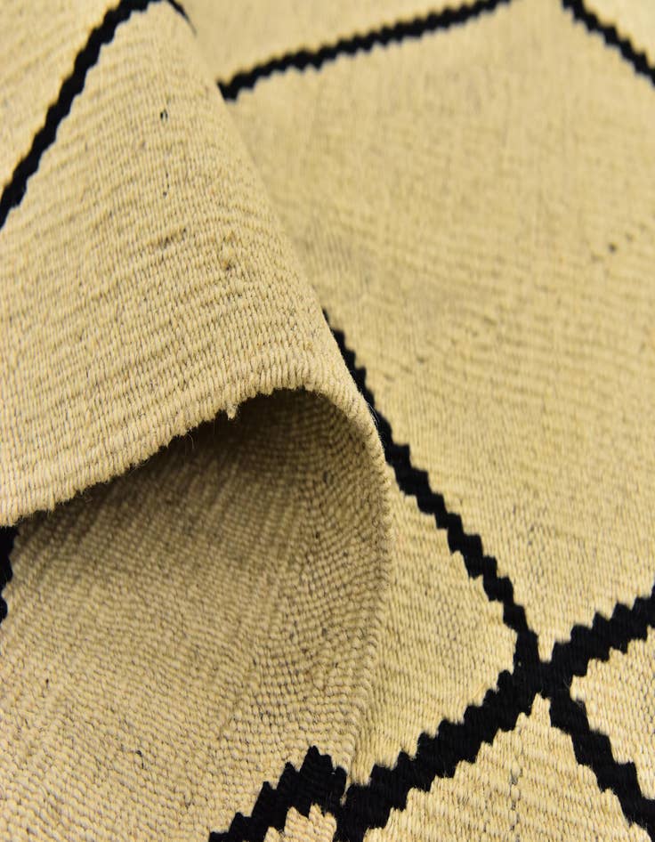 Detail image of  6' 3 x 7' 9  Hand Woven Kilim Modern Wool Rug
