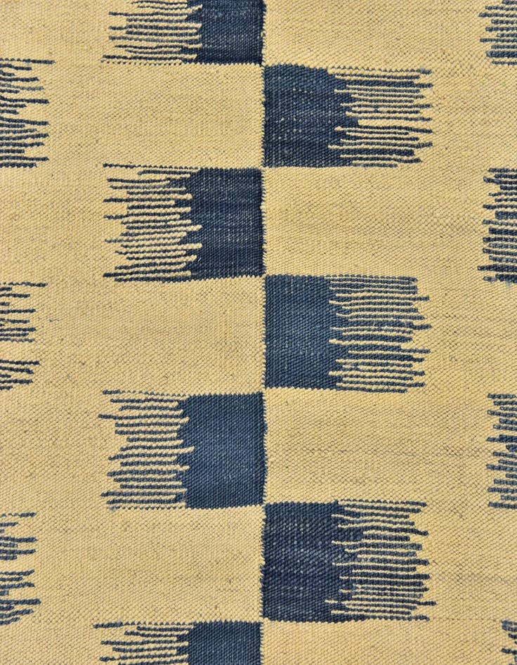 Detail image of  6' x 7' 10  Hand Woven Kilim Modern Wool Rug