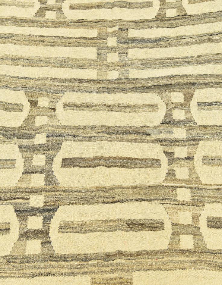 Detail image of  5' 10 x 7' 9  Hand Woven Kilim Modern Wool Rug