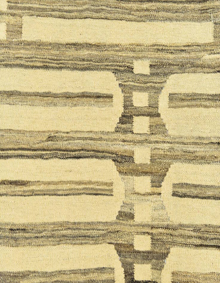 Detail image of  5' 10 x 7' 9  Hand Woven Kilim Modern Wool Rug