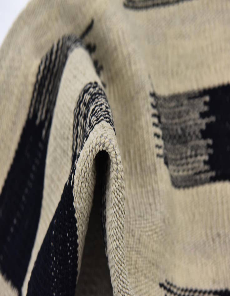 Detail image of  6' 2 x 7' 10  Hand Woven Kilim Modern Wool Rug