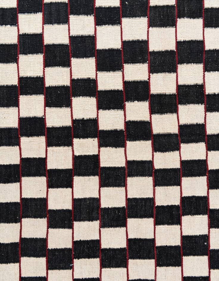 Detail image of  5' x 6' 4  Hand Woven Kilim Modern Wool Rug
