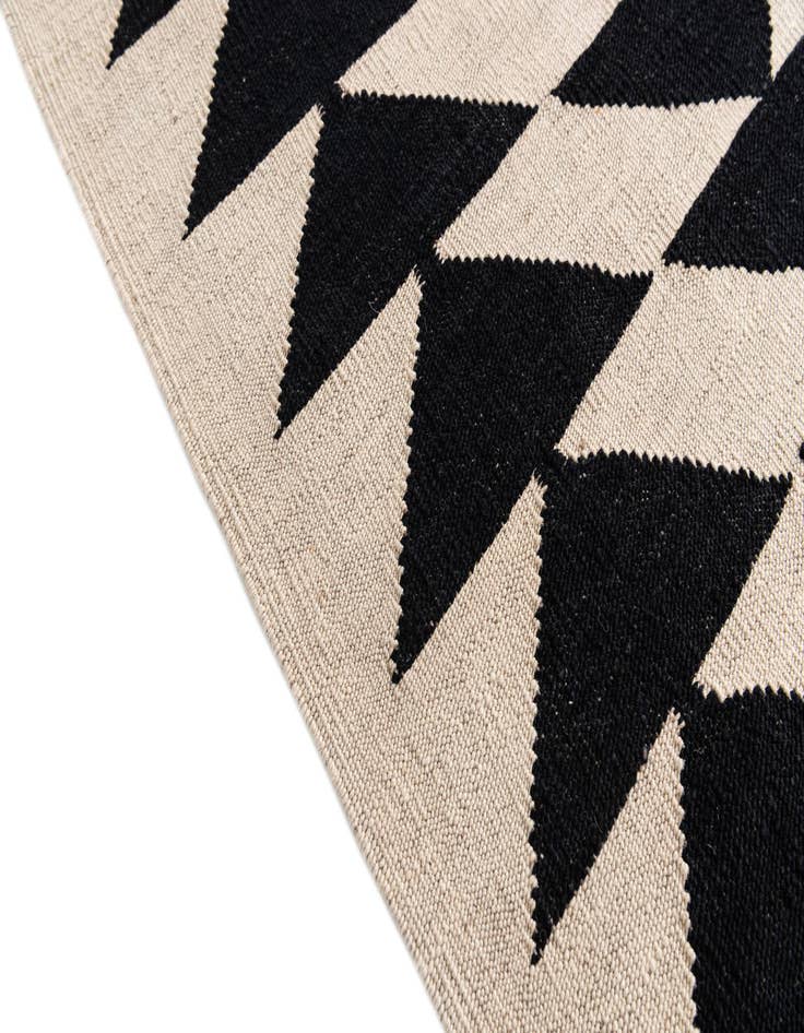 Detail image of  6' 9 x 9' 6  Hand Woven Kilim Modern Wool Rug