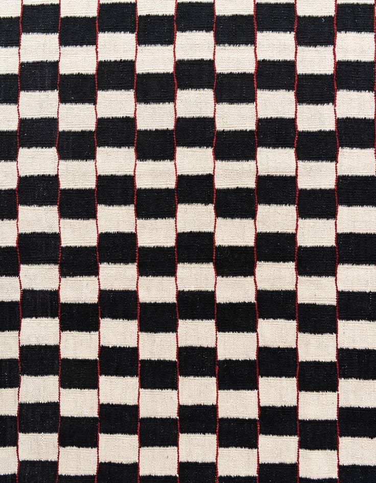 Detail image of  5' 7 x 7' 8  Hand Woven Kilim Modern Wool Rug