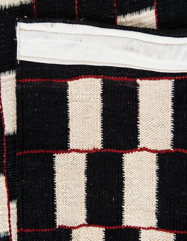 Detail image of  5' 7 x 7' 8  Hand Woven Kilim Modern Wool Rug