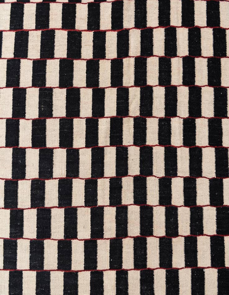 Detail image of  8' 3 x 9' 9  Hand Woven Kilim Modern Wool Rug