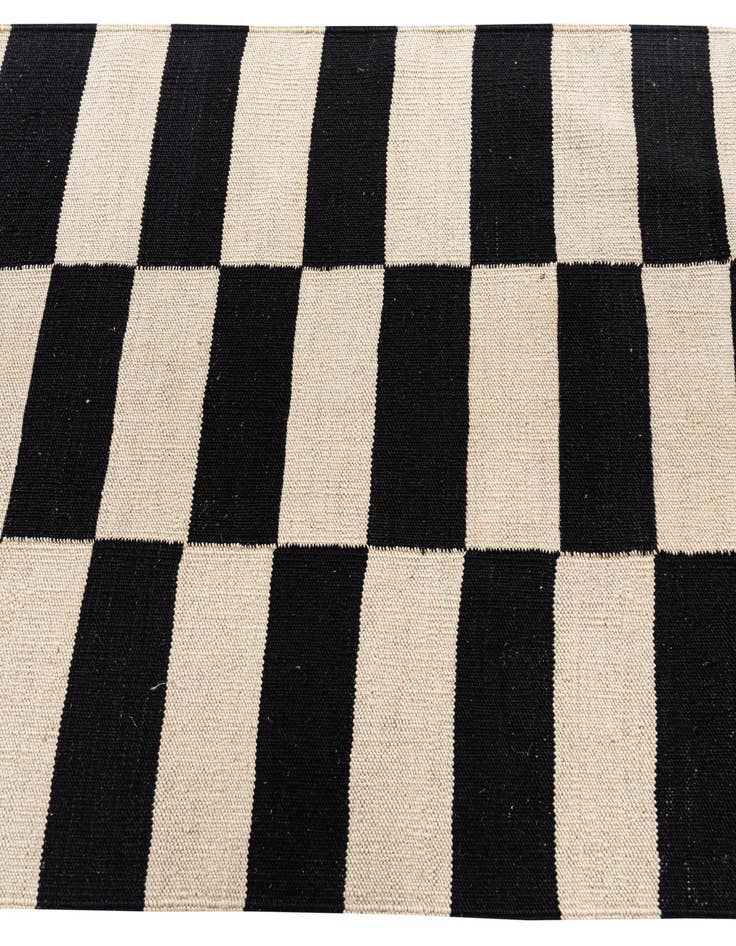 Detail image of  2' 8 x 4'  Hand Woven Kilim Modern Wool Rug
