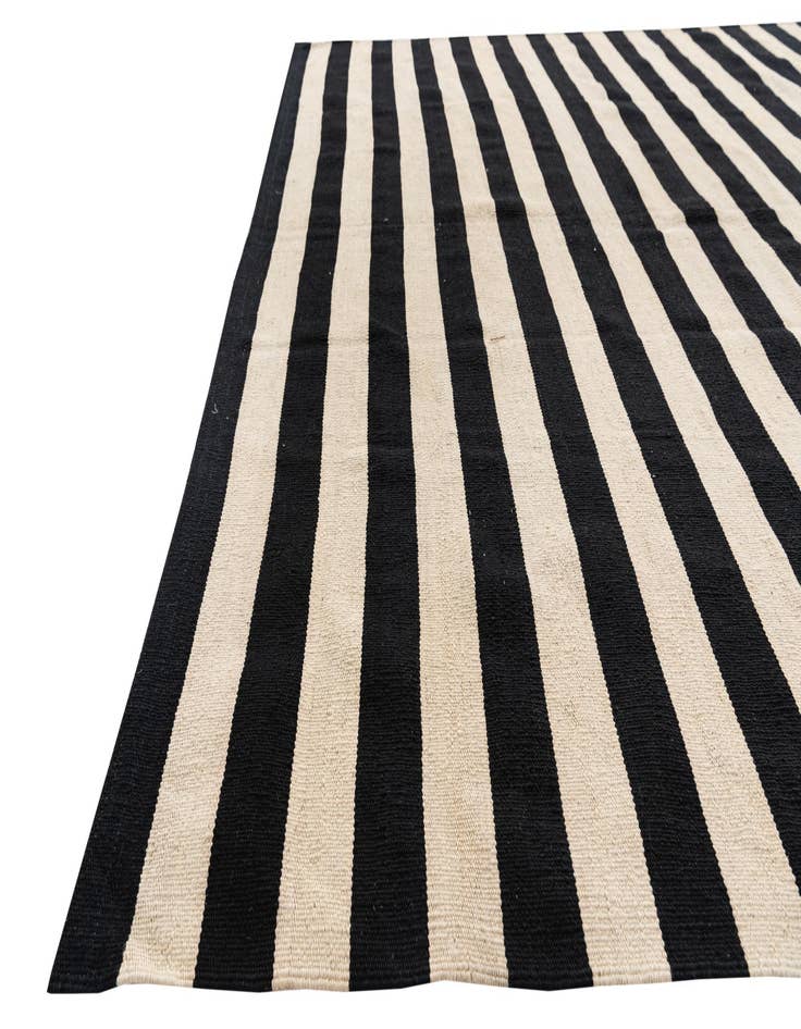 Detail image of  6' 9 x 9' 9  Hand Woven Kilim Modern Wool Rug