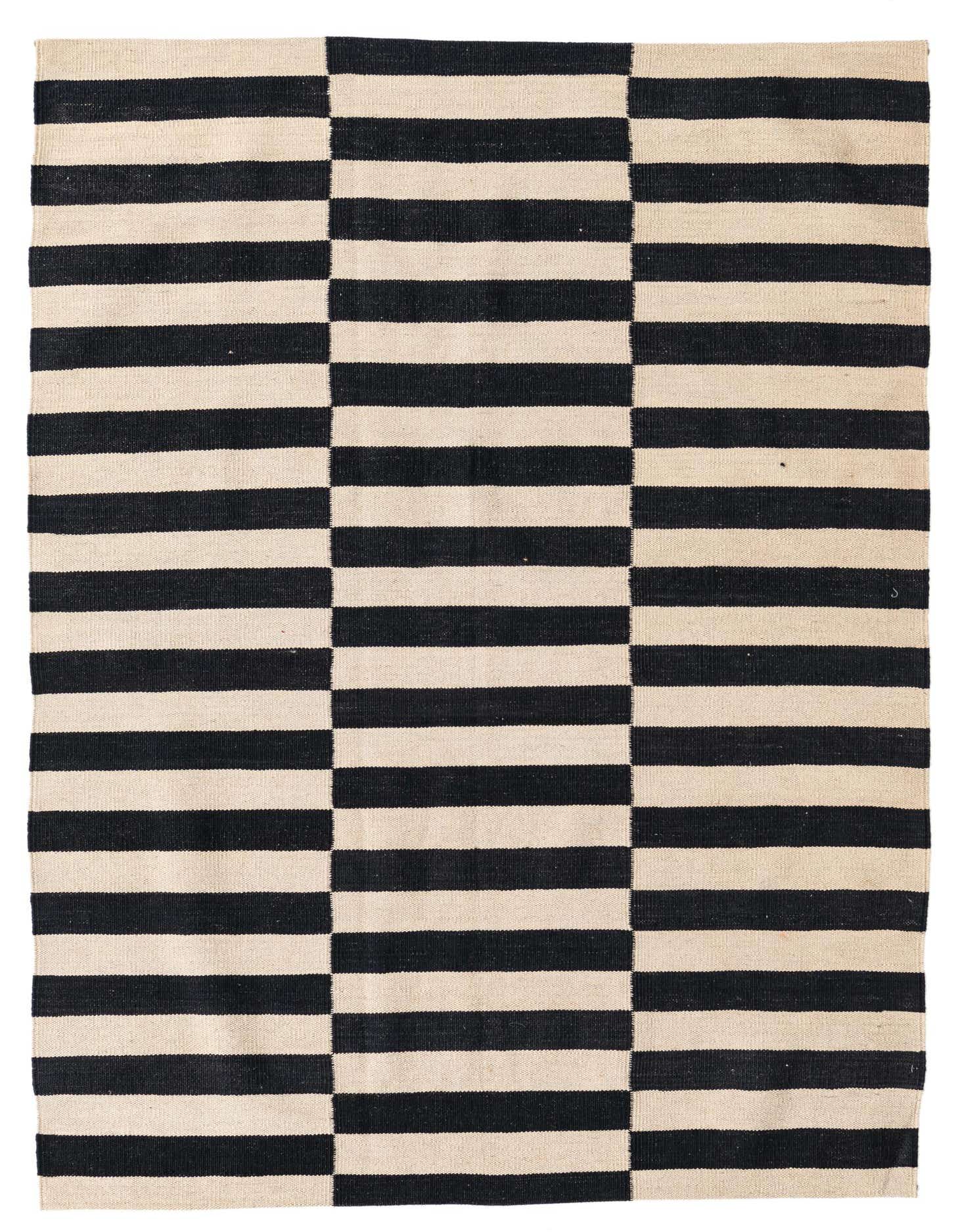 Primary image of  4' 2 x 5' 10  Hand Woven Kilim Modern Wool Rug