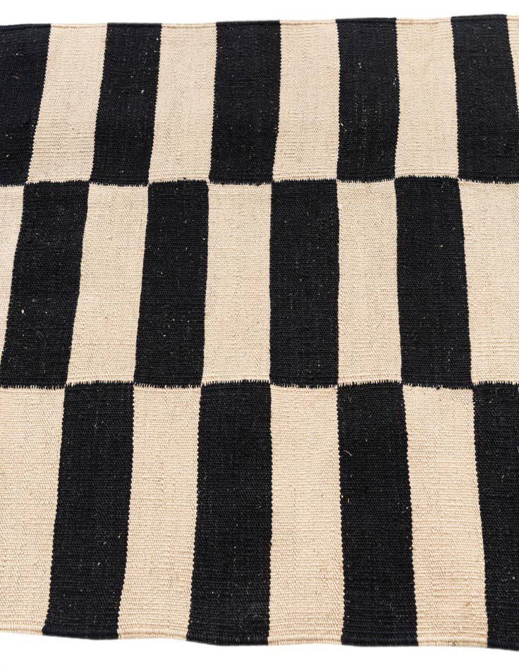Detail image of  2' 7 x 4'  Hand Woven Kilim Modern Wool Rug