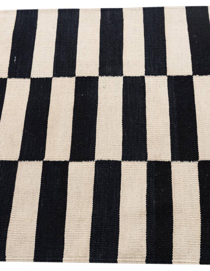 Detail image of  2' 8 x 4'  Hand Woven Kilim Modern Wool Rug