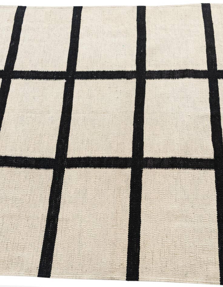 Detail image of  3' 5 x 5' 2  Hand Woven Kilim Modern Wool Rug