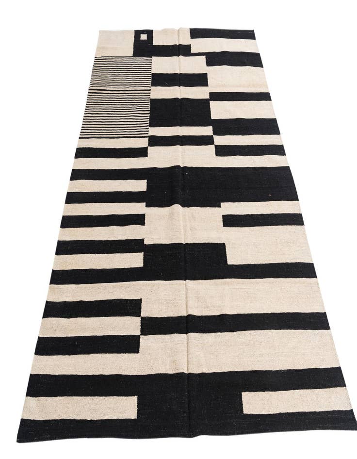 Detail image of  5' 7 x 7' 10  Hand Woven Kilim Modern Wool Rug