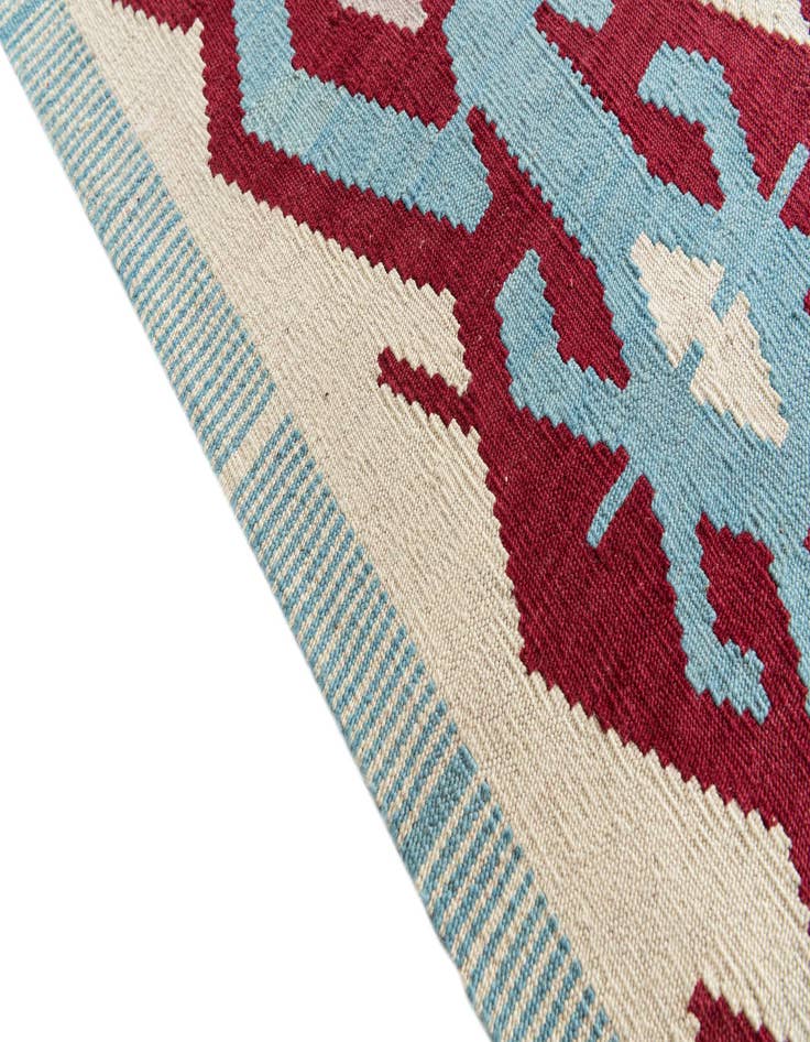 Detail image of  7' 1 x 9' 9  Hand Woven Kilim Modern Wool Rug