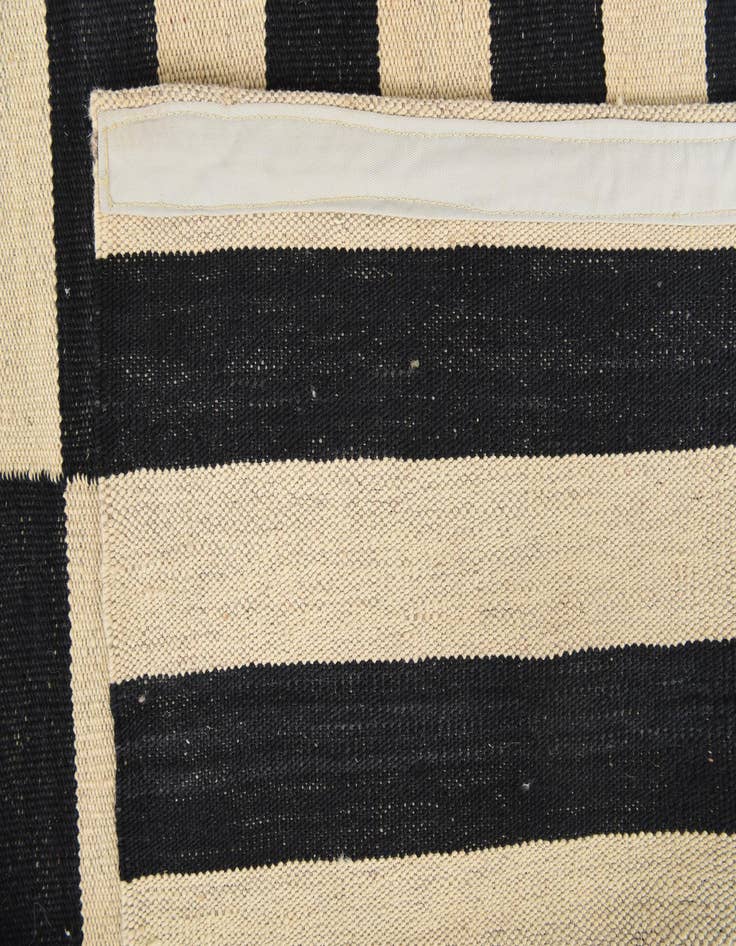 Detail image of  10' 6 x 12' 10  Hand Woven Kilim Modern Wool Rug