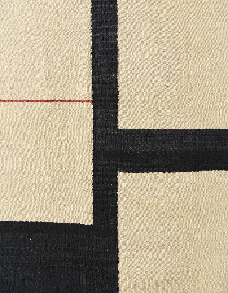 Detail image of  7' x 9' 7  Hand Woven Kilim Modern Wool Rug